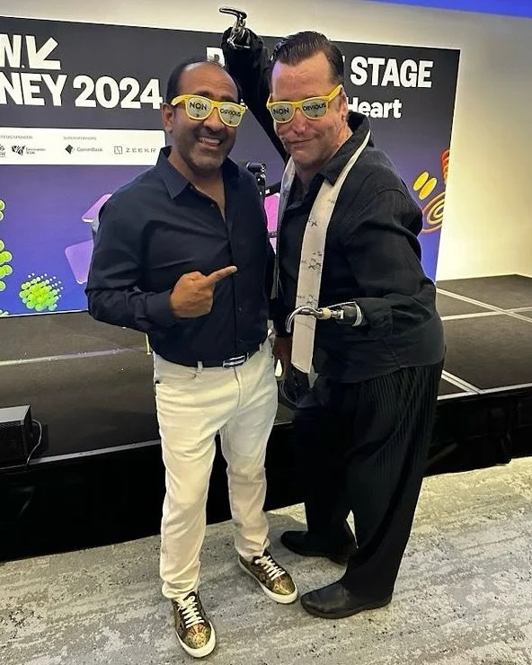 At @sxswsydney last year, I jumped on the @nonobvious podcast with the multitalented vibe director @rohitbb … we chatted about 
- the power of humour as a coping mechanism 
- the anti-victim mindset 
- post-traumatic growth and resilience, as