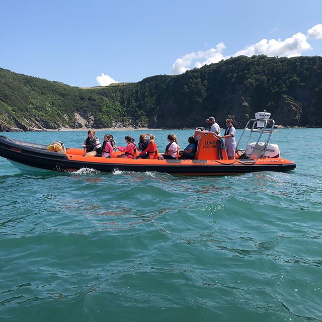 Fab Trip for all 23 of us staying at The Habit with Ilfracombe Sea Safari. #northdevon #ilfracombeharbour