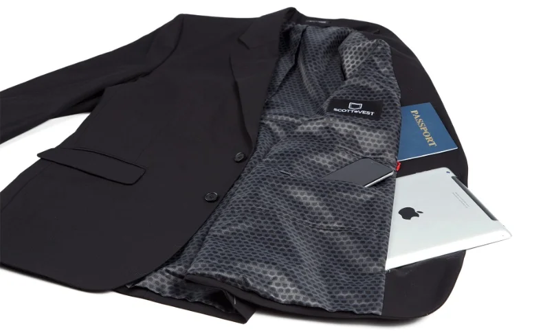 scottevest, travel clothing, travel sportcoat, sportcoat, travel products, scottevest review, t5 sportcoat, chris dikmen