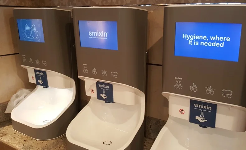 Unique hand-washing stations