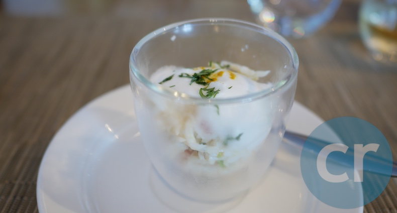 A Chilled King Crab Amuse Bouche was inventive and delicious