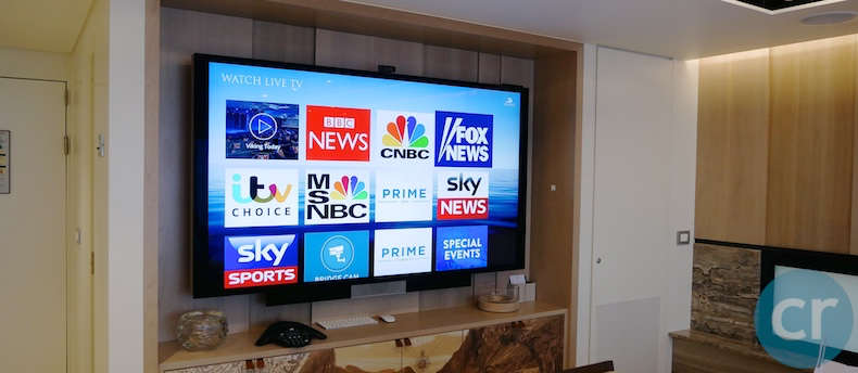 Television in conference room
