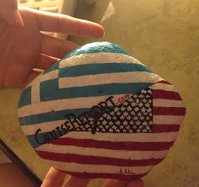A special gift from Dimitris' daughter