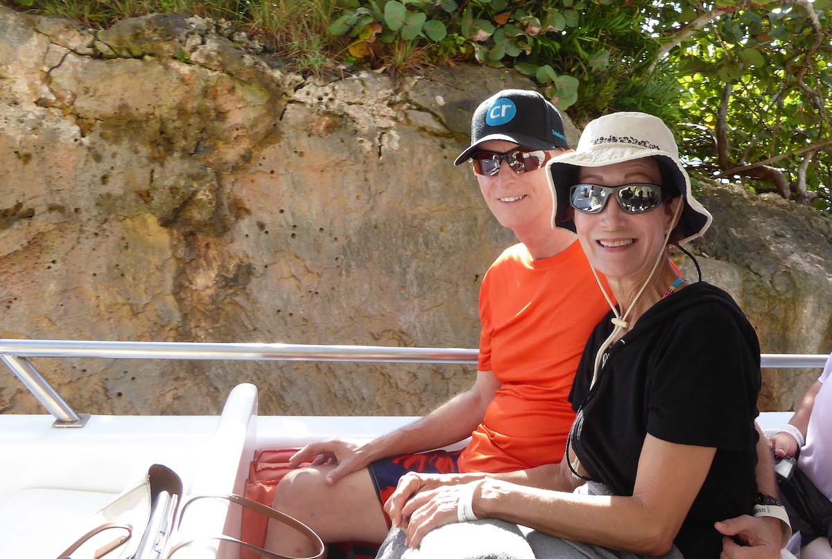 Chris Dikmen and Rickee Richardson on excursion in Semana | Silversea Silver Spirit | CruiseReport.jpg