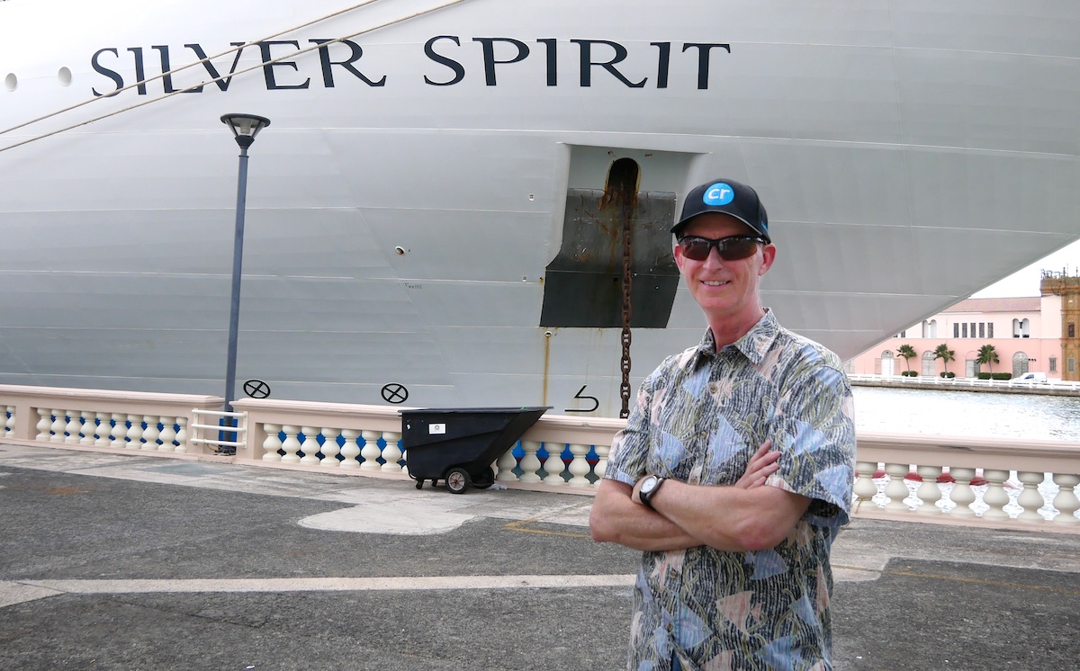 Chris Dikmen with Silver Spirit | Silversea Silver Spirit | CruiseReport.jpg
