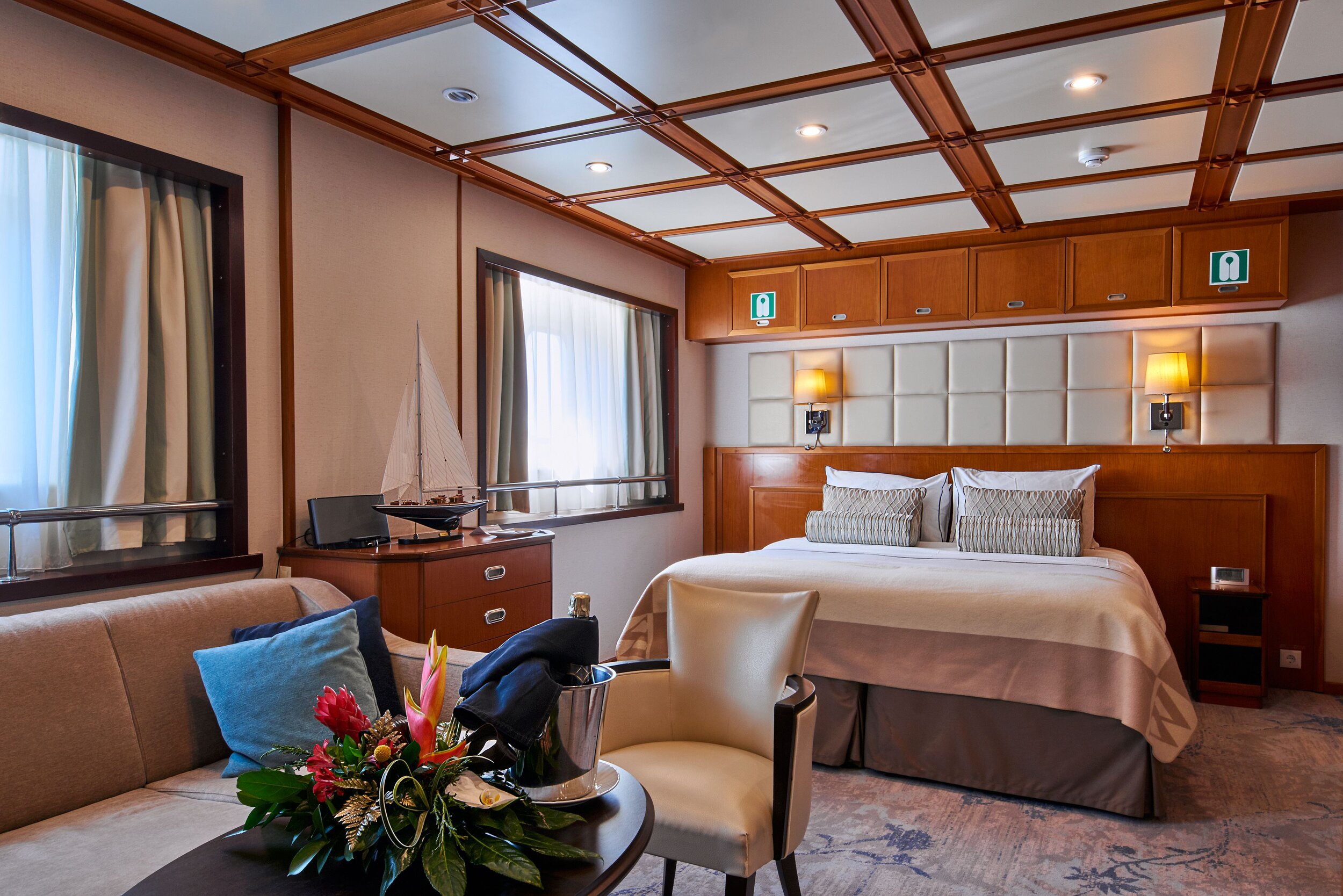 Windstar Unveils New Officer’s Suite on Wind Surf