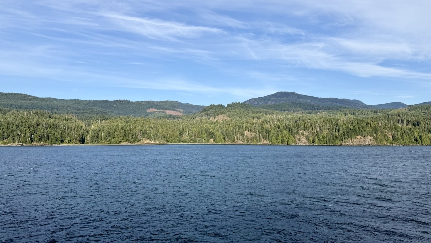 Day 2 - Inside Passage, Alaska (at sea)