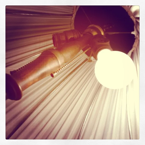 lamps in the daylight