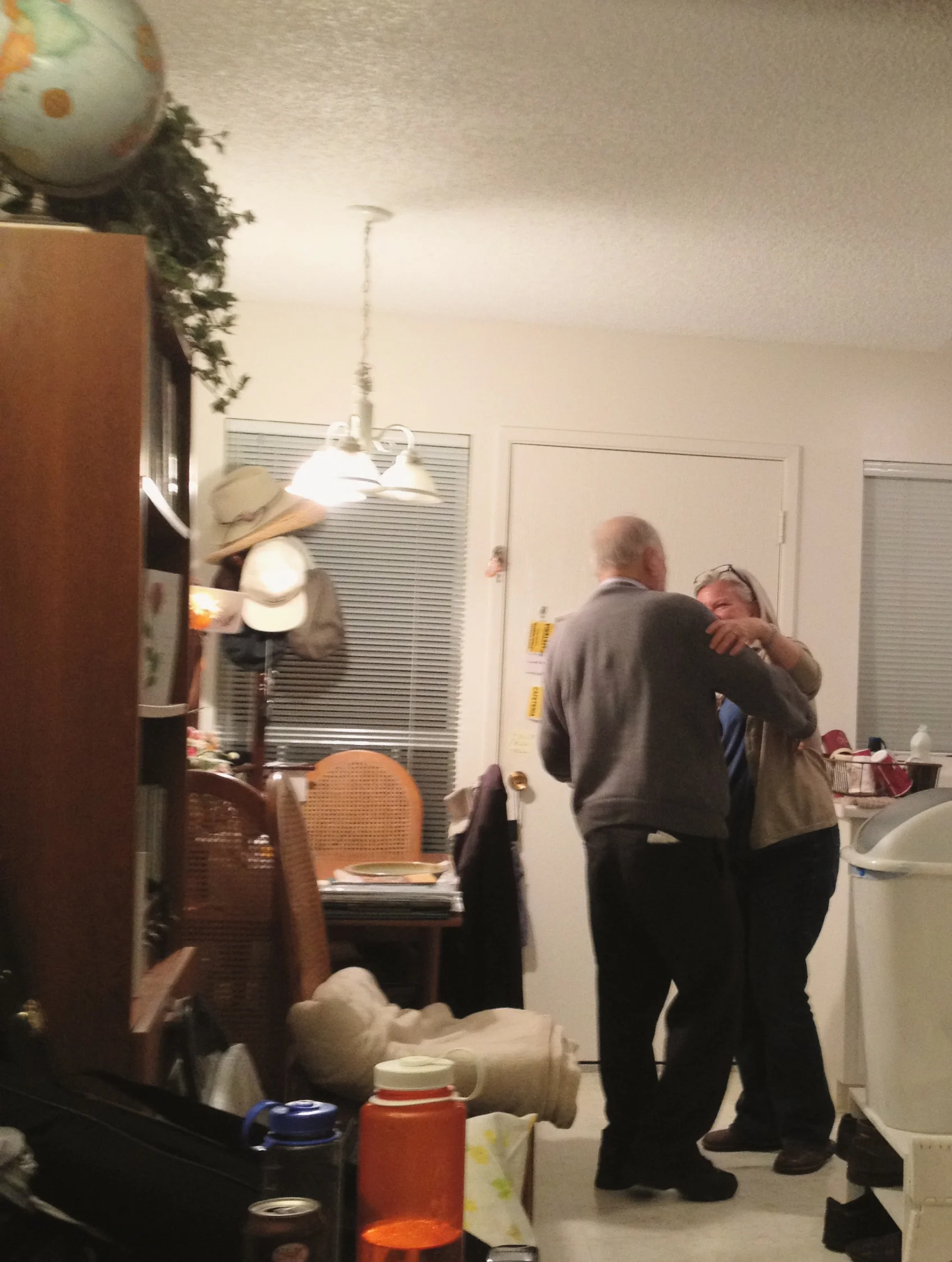 dancing in the kitchen