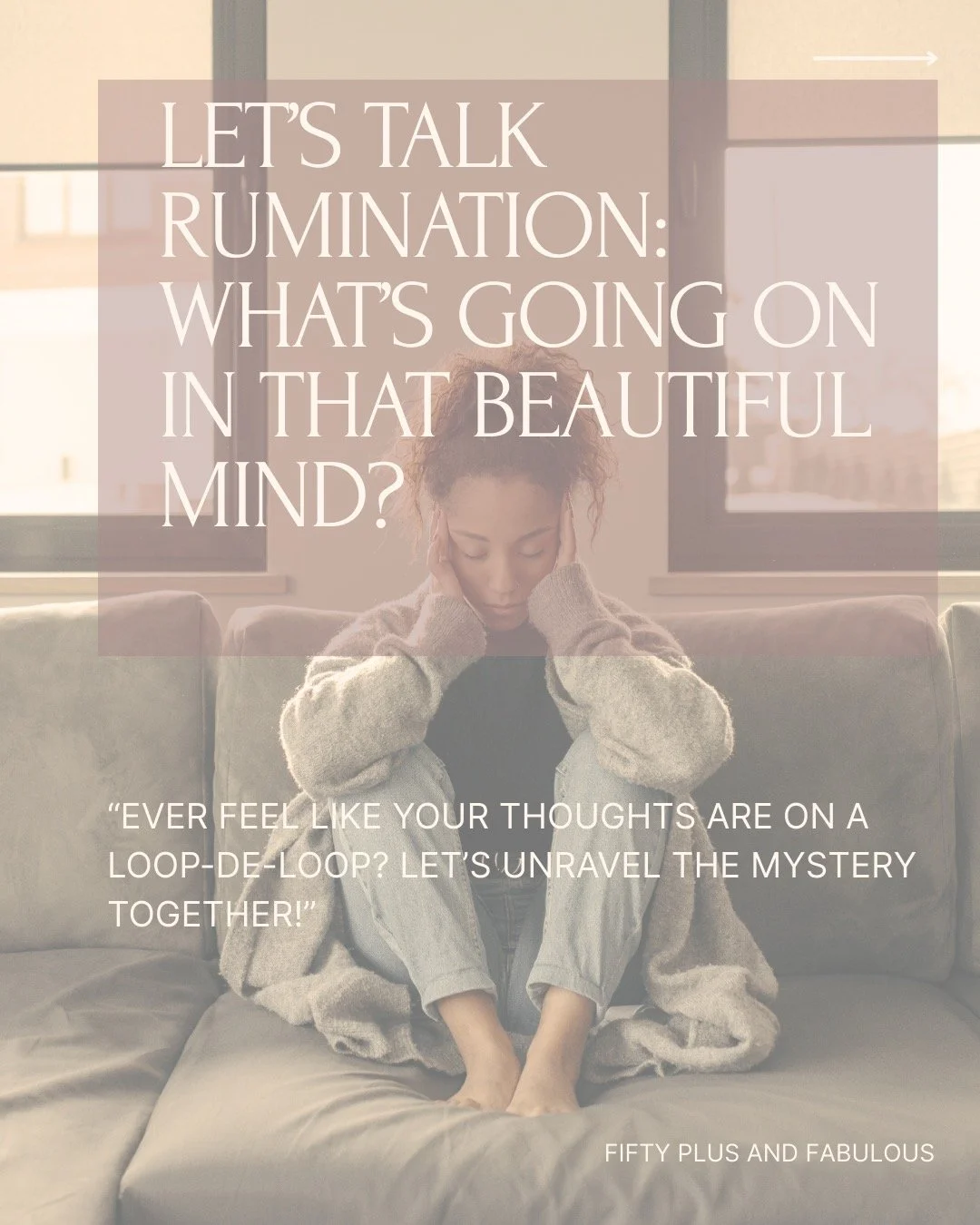 💭✨ Ladies, have you ever found yourself stuck in a loop of overthinking? You&rsquo;re not alone! Rumination can feel like your mind is playing a never-ending record of worries and past mistakes. But guess what? You have the power to break free!

In 