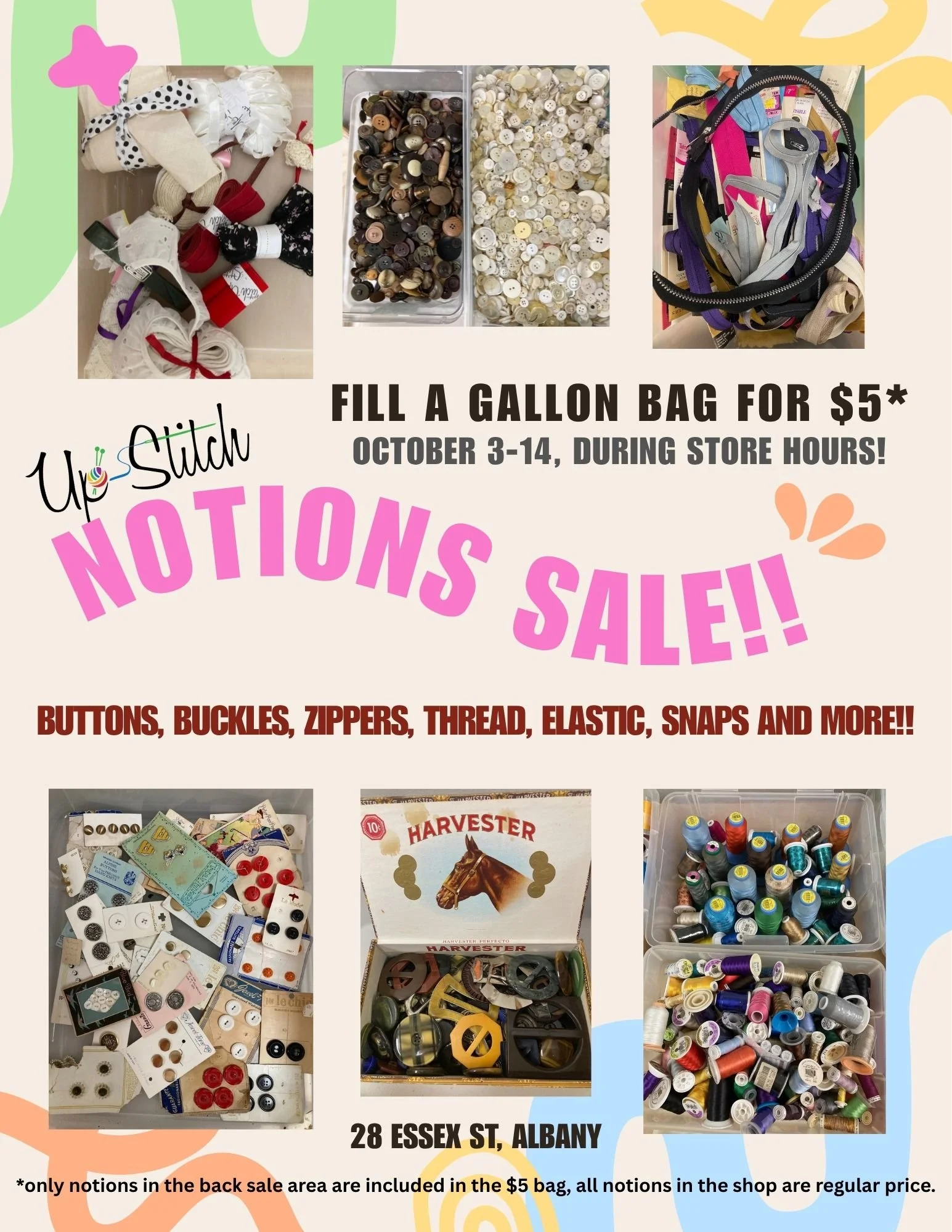 Notions Sale!