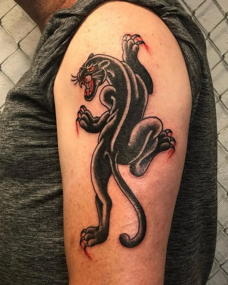 Booking tattoos for @greenpointtattooco and @hudson_river_tattoo ! 

To book, call either shop or email at johnreardontattoos@gmail.com. 

#tattoos #panthertattoo #traditionaltattoos #johnreardontattoos