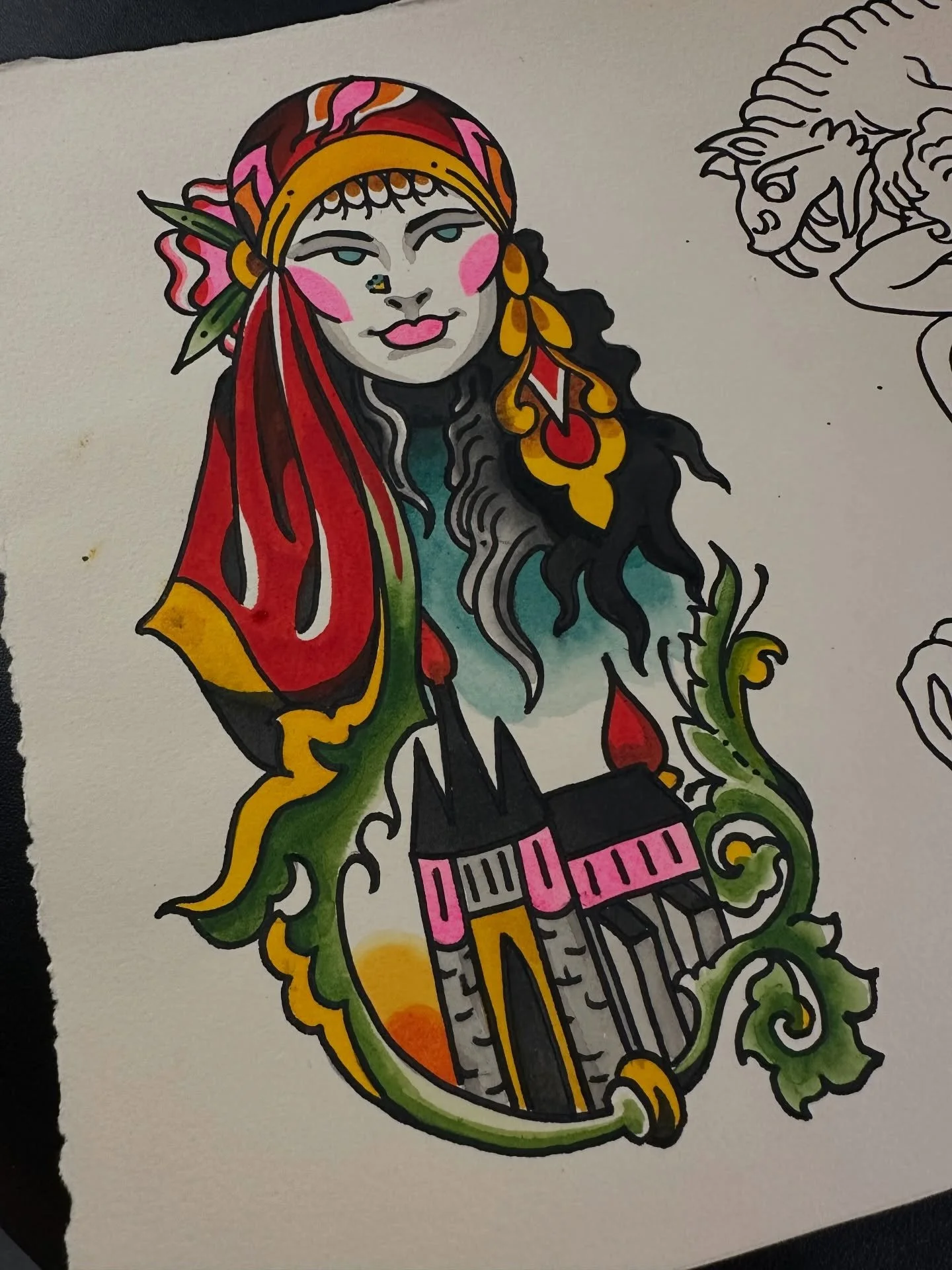 In-progress painting.
Currently booking for tattoos! To book, call @greenpointtattooco or email me 👉 johnreardontattoos@gmail.com

#art #tattooartist #johnreardontattoos #painting #tattooflash nyc tattoo artist.