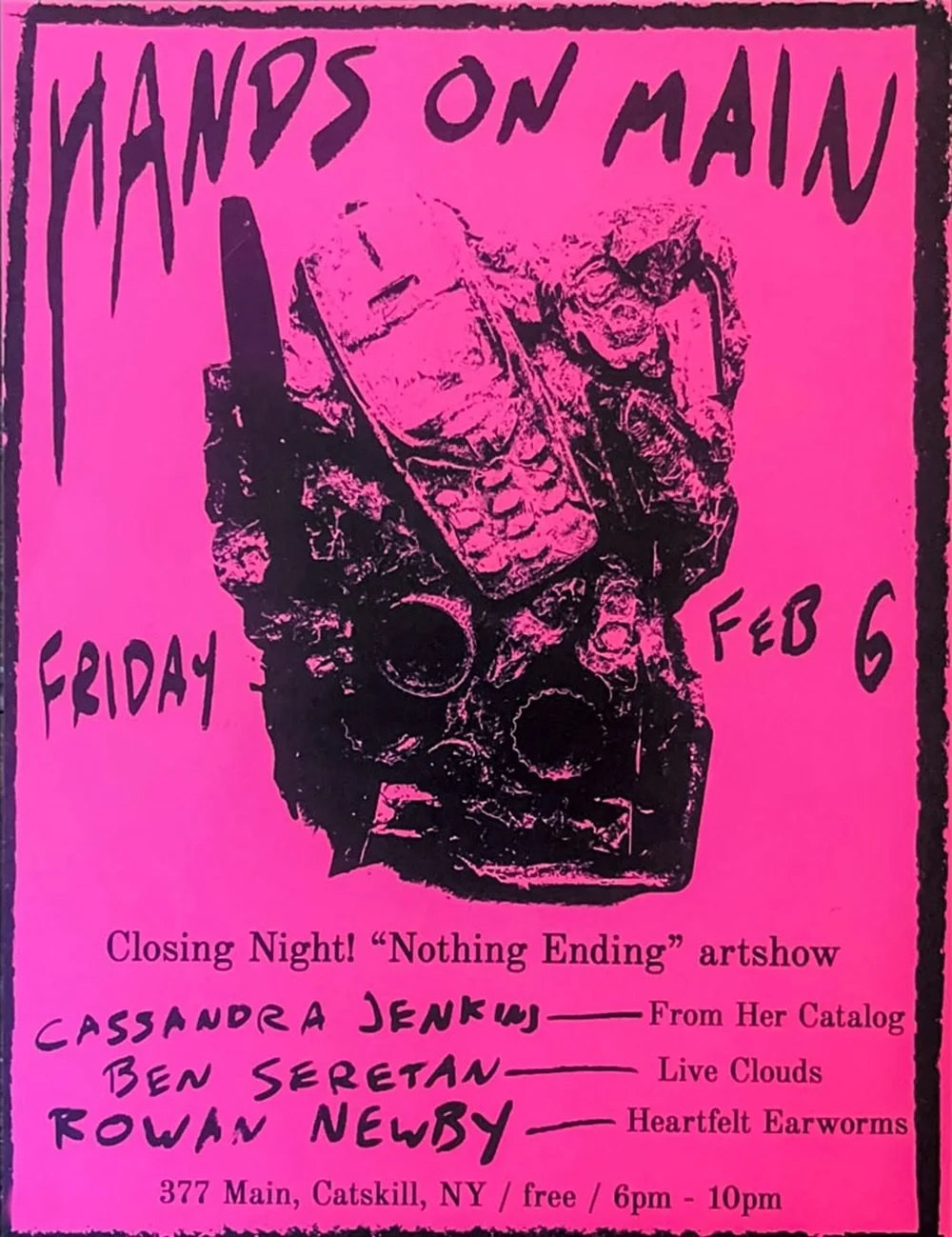 I&rsquo;ll be joining @hudson_river_tattoo and @handsonmain for the &ldquo;NOTHING ENDING&rdquo; art show on February 6!

We&rsquo;ll be tattooing from 6pm to 10pm. Come get tattooed, see some art, and enjoy live music. 

⚲ 377 Main, Catskill, NY.

#
