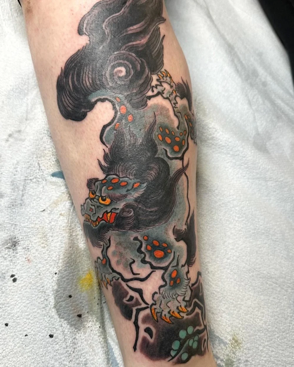 Book your next tattoo today -> Call the shop @greenpointtattooco or send an email to johnreardontattoos@gmail.com. 

#tattoos #brooklyntattoo #tattooartist #tattoo #greenpoint