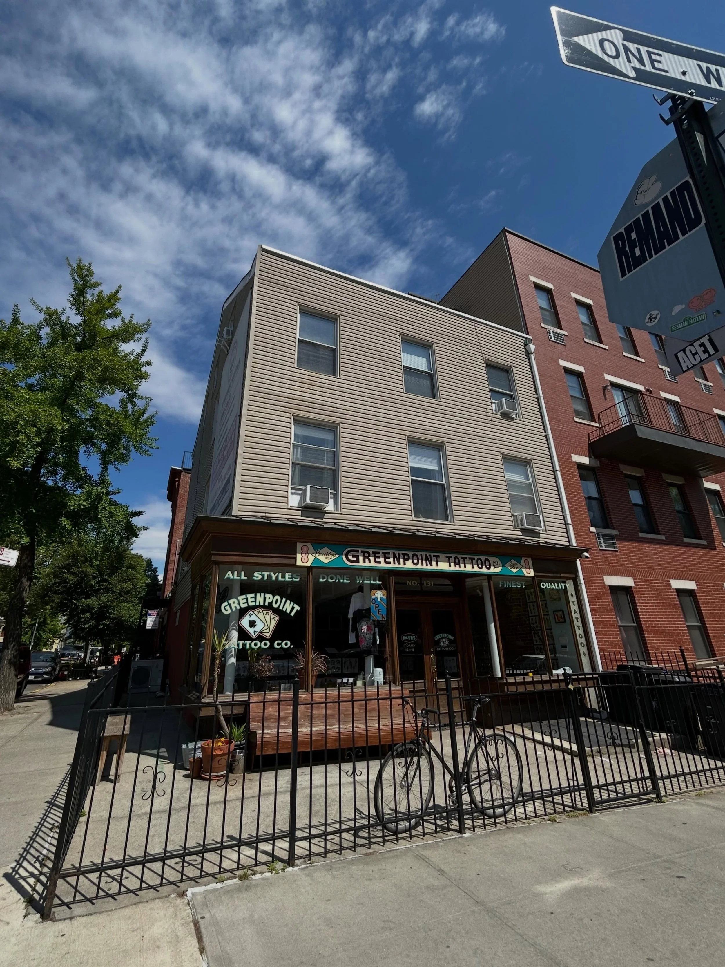 Greenpoint Tattoo, open everyday, 12-8pm.
@greenpointtattooco 
@greenpointtattooco 
@greenpointtattooco 

#tattoos #tattooshop #tattooartists #brooklyntattoos #greenpointers