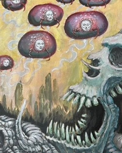 Acrylic on board - 11x14&rdquo;
Painting for the upcoming @8ofswordstattoo art show.

Subversion Group Art Show
@8ofswordstattoo 
June 20th 2026
7-11pm

#artshow #nyctattooartist #painting #brooklyntattoo