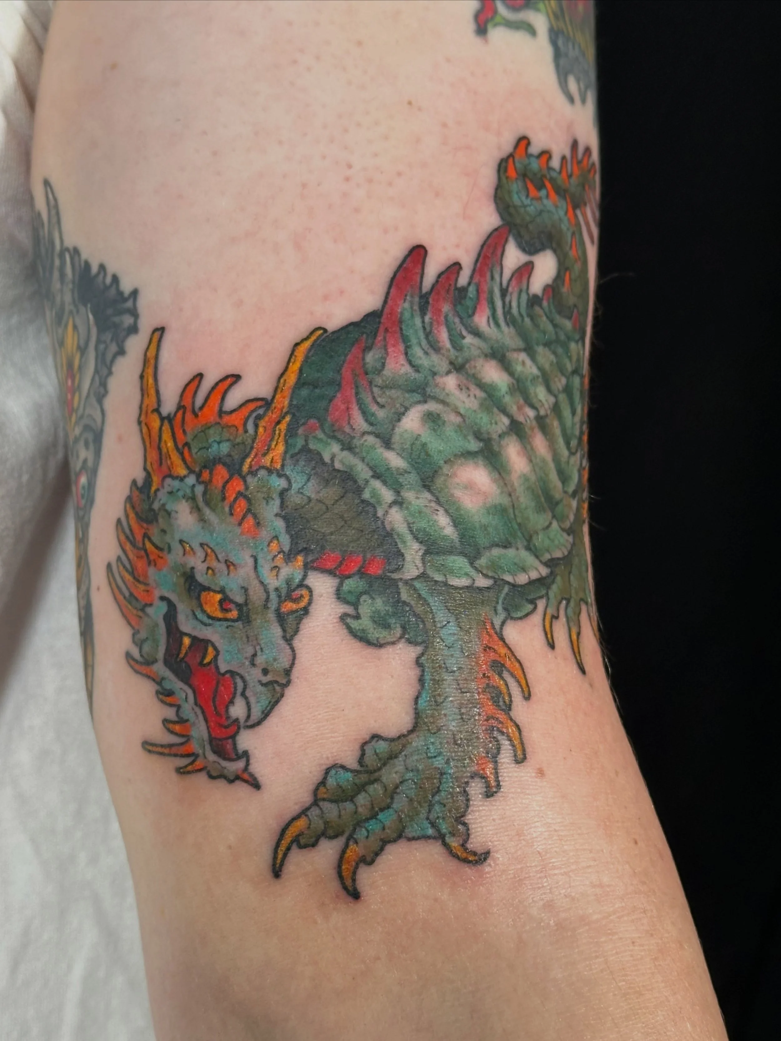 To book a tattoo, call @greenpointtattooco or click the link in my bio. 

#tattoo #colortattoo #greenpointtattooco #tattooartist