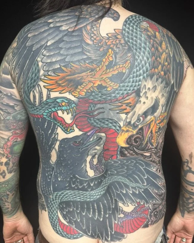 Progress on this cover-up.
Currently booking tattoos, big or small. To book, call @greenpointtattooco or click on the link in my bio.

#tattoos #coveruptattoos #backpiece #johnreardontattoos #tattooartists