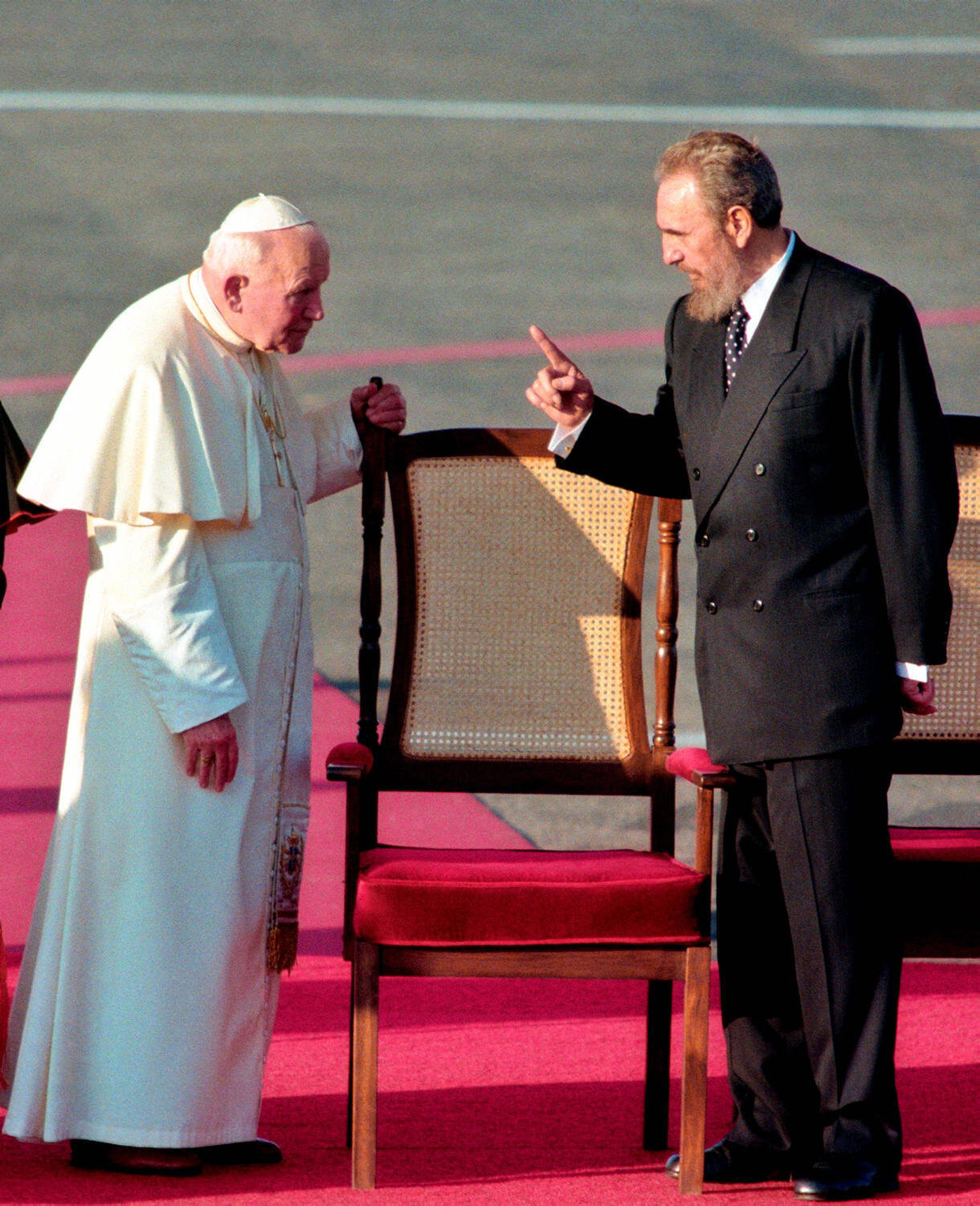  Fidel, Pope, 1998 