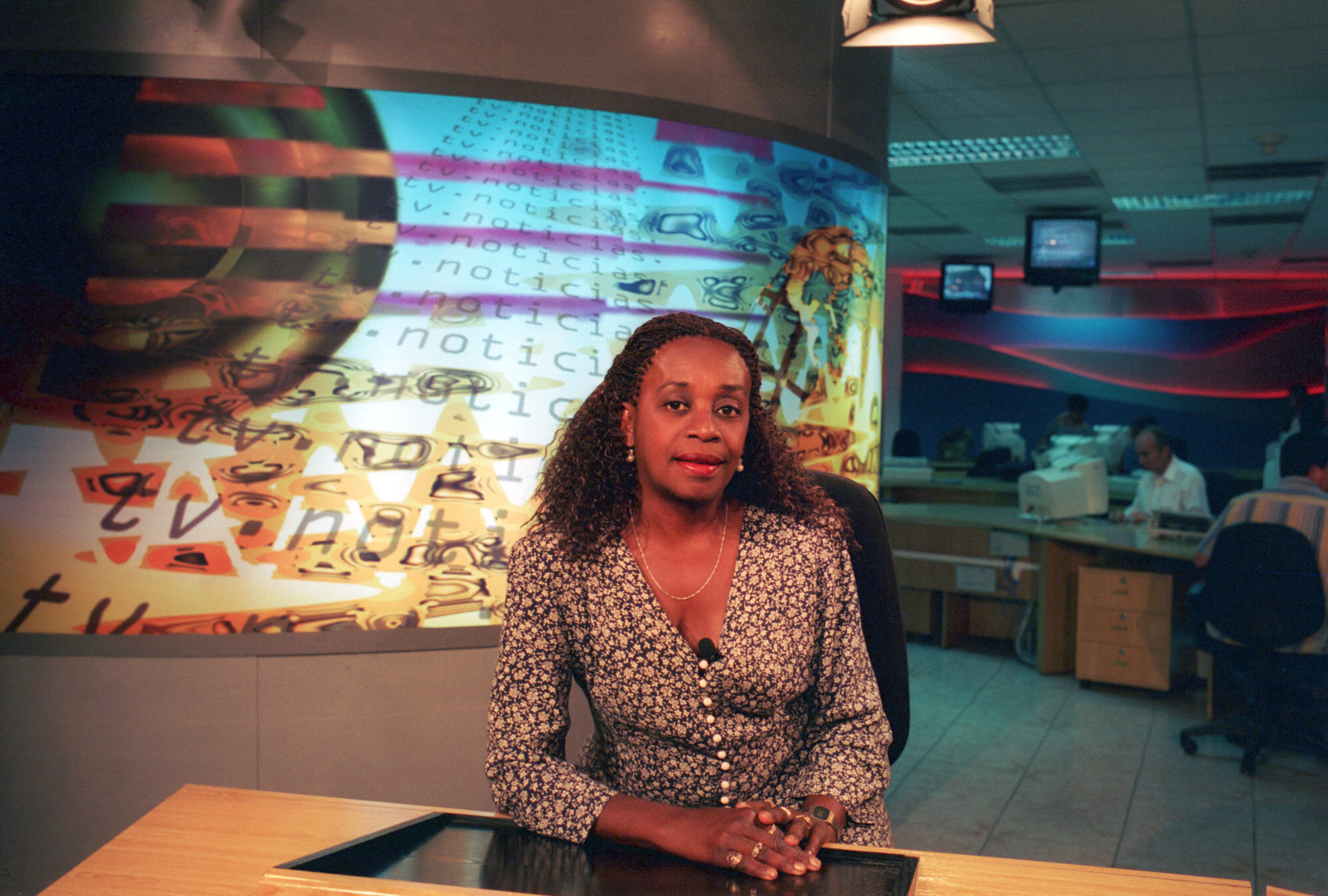  Julia Mirabal, Newsmaker of Cuban TV, who made a documentary about the Black Picassos. 