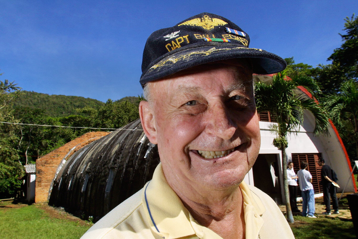  Captain William Ecker, who was the pilot who flew over Cuba on October 23, 1962 during the Cuba crisis and took the reconnaissance photos that gave the Kennedy administration the proof that soviet missiles were being installed in Cuba.  In the backg