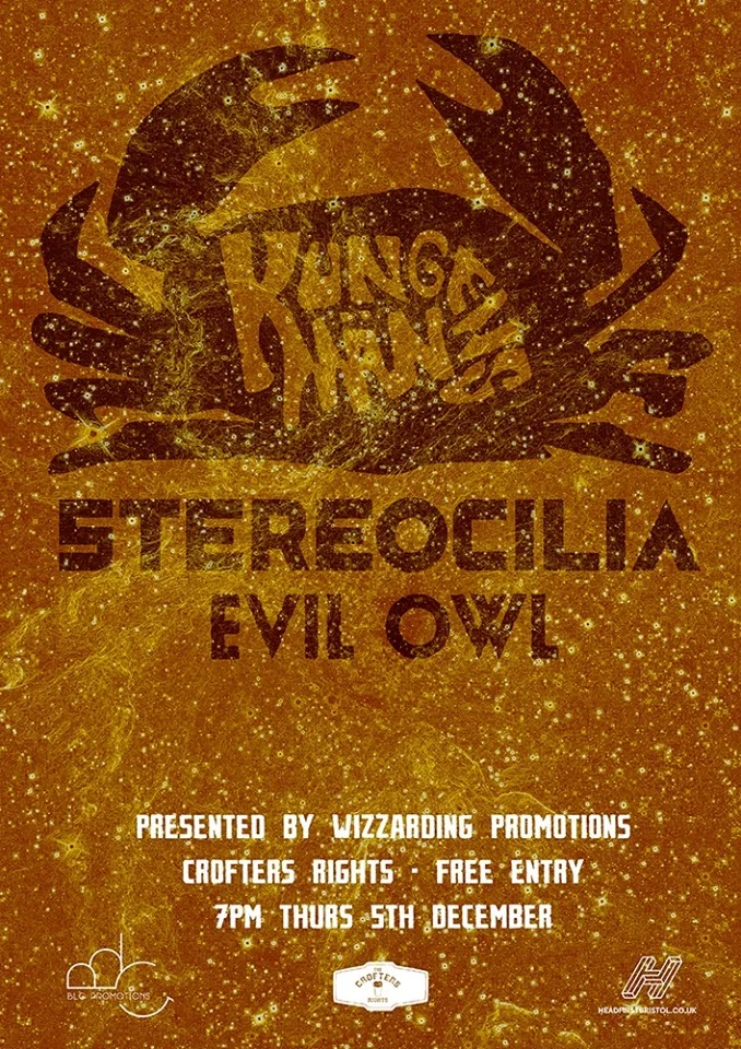 BLG &amp; WP: Kungens Män / Stereocilia / Evil Owl [FREE ENTRY]