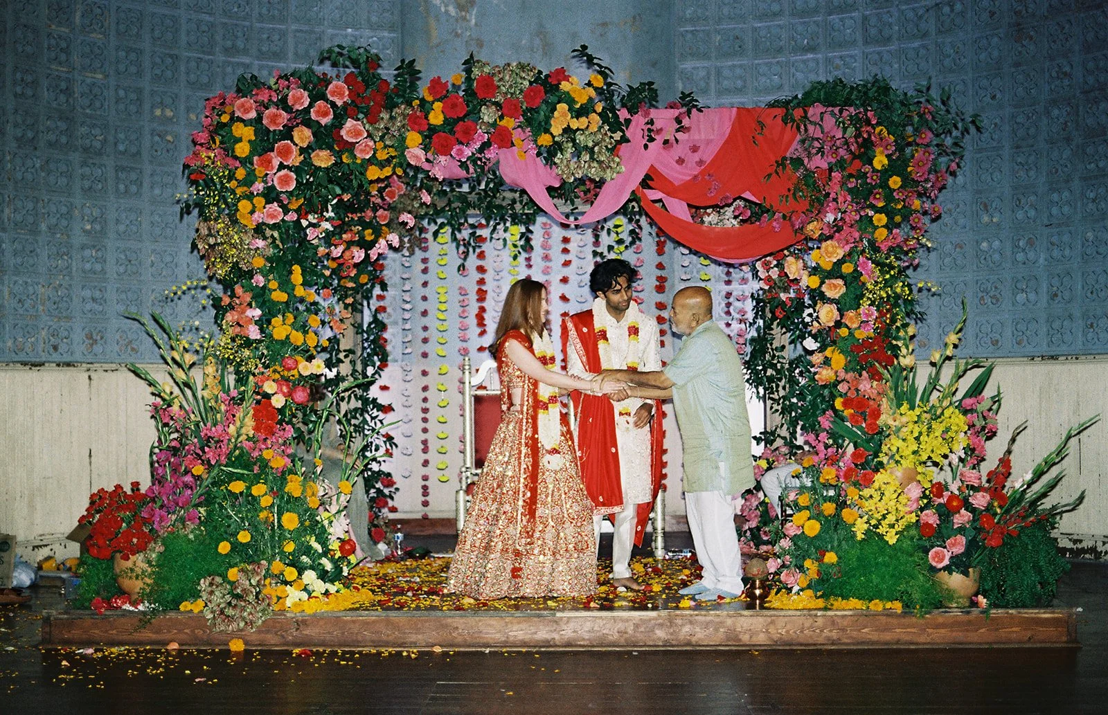 Hotel Peter and Paul New Orleans Indian wedding ceremony featured in Vogue Weddings. Indian Hindu wedding planned and designed by Everly Event Planning & Design. The best Indian wedding planner in New Orleans.