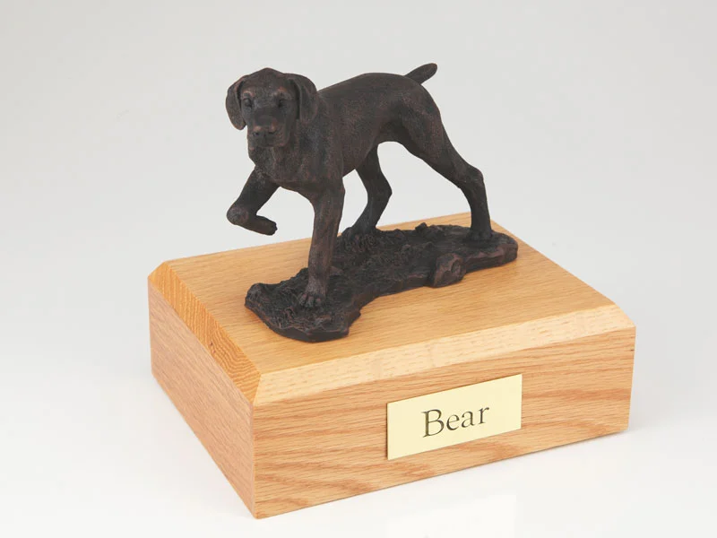 Pointer Bronze Urn