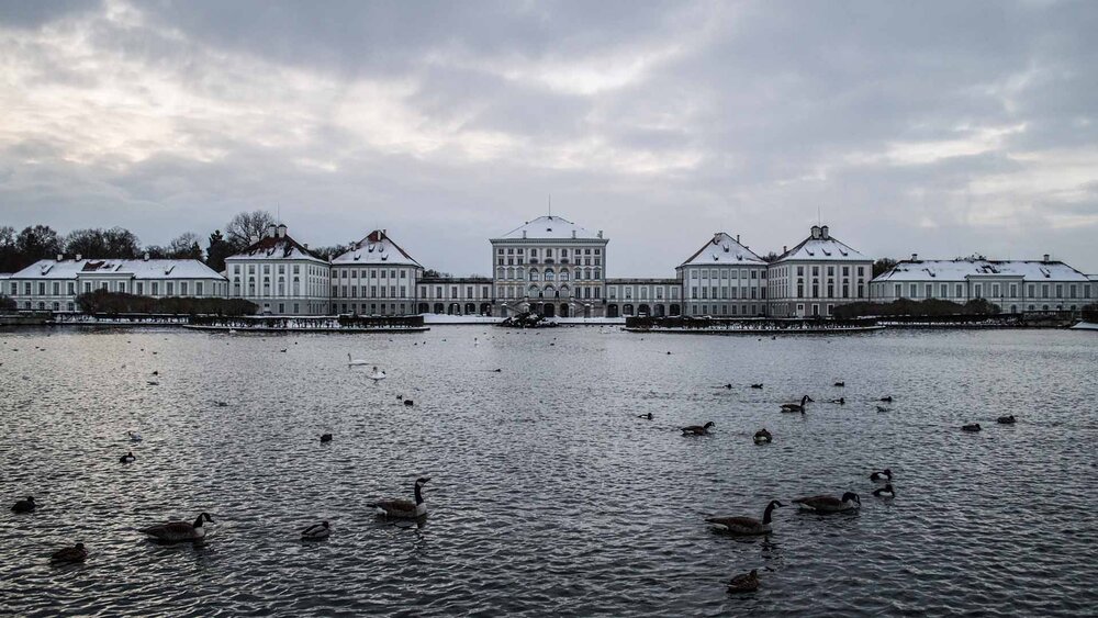 Palacio de Nymphenburg Múnich en invierno