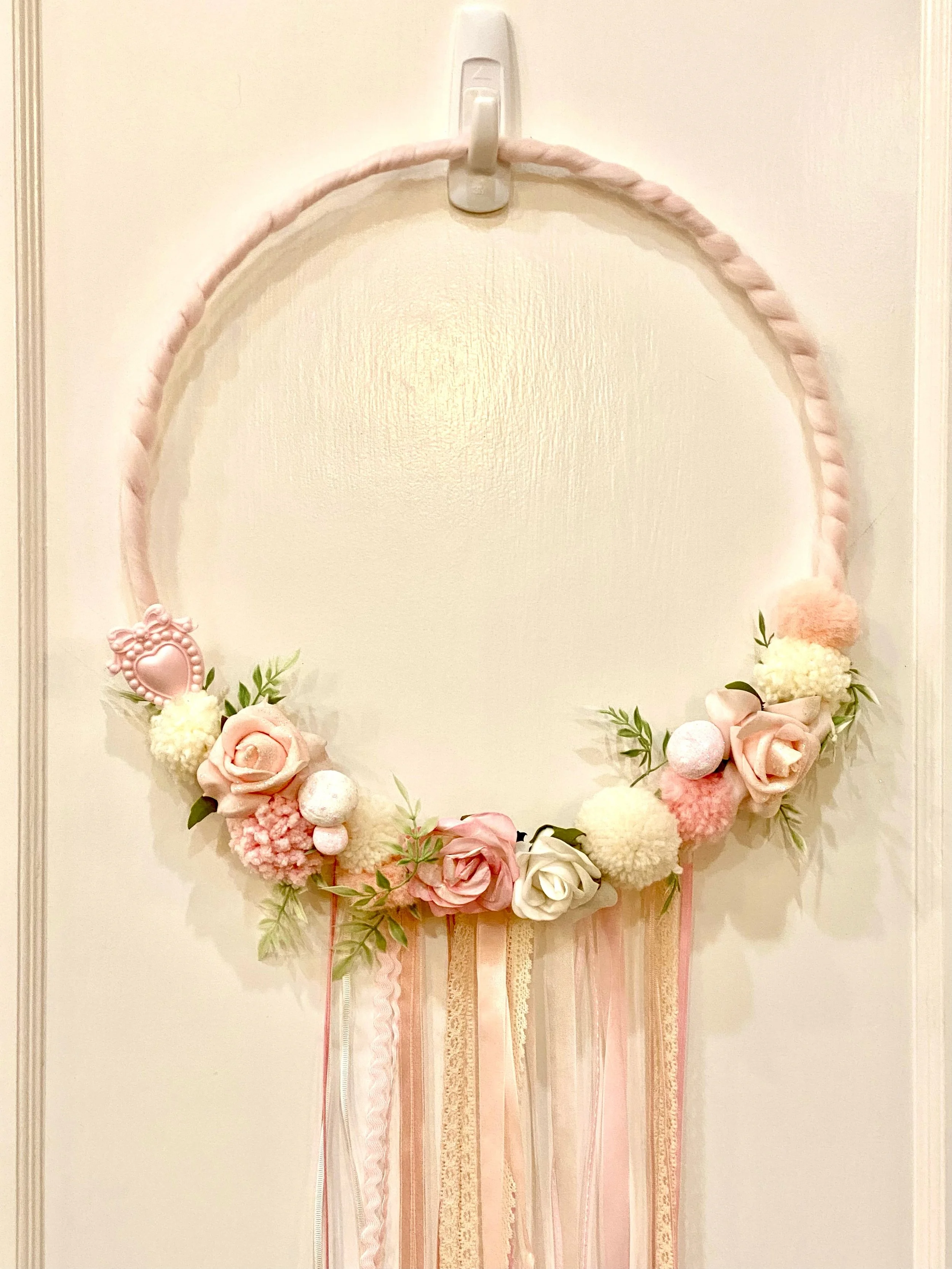 Valentines and Spring wreath making with a sprinkle of resin pouring