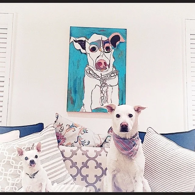 Wyatt and Heston photo with portrait.JPG