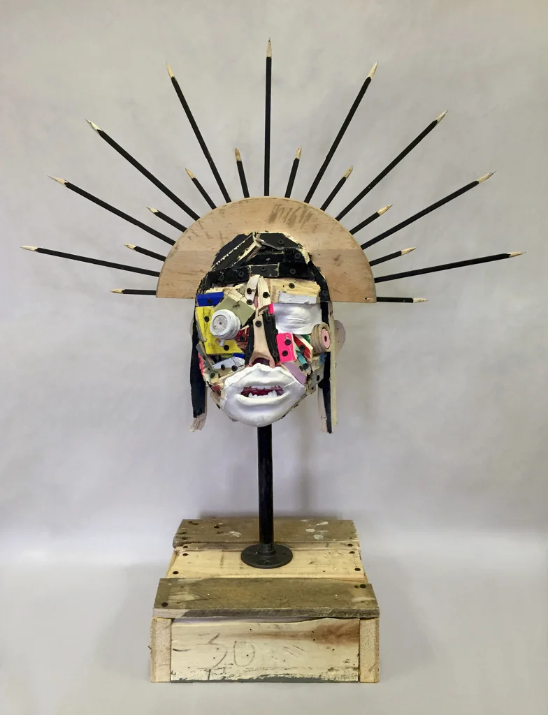 Reconstruction III,  33.5 x 27.5 x 11”, reclaimed wood, plaster, hardware, paint, 2015