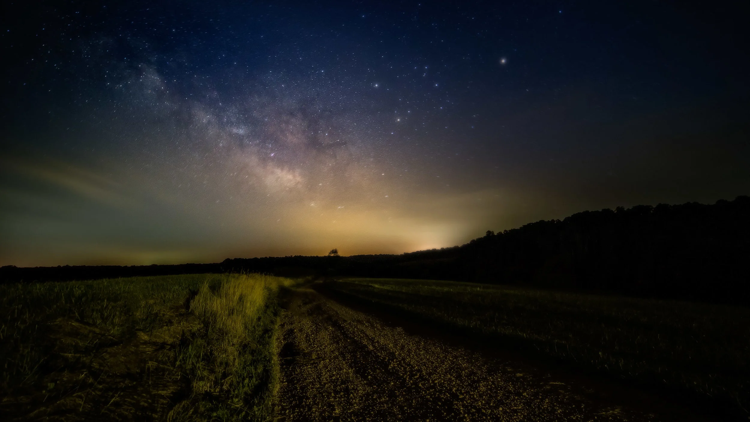The Dark Skies of Wayne National Forest, Ohio.