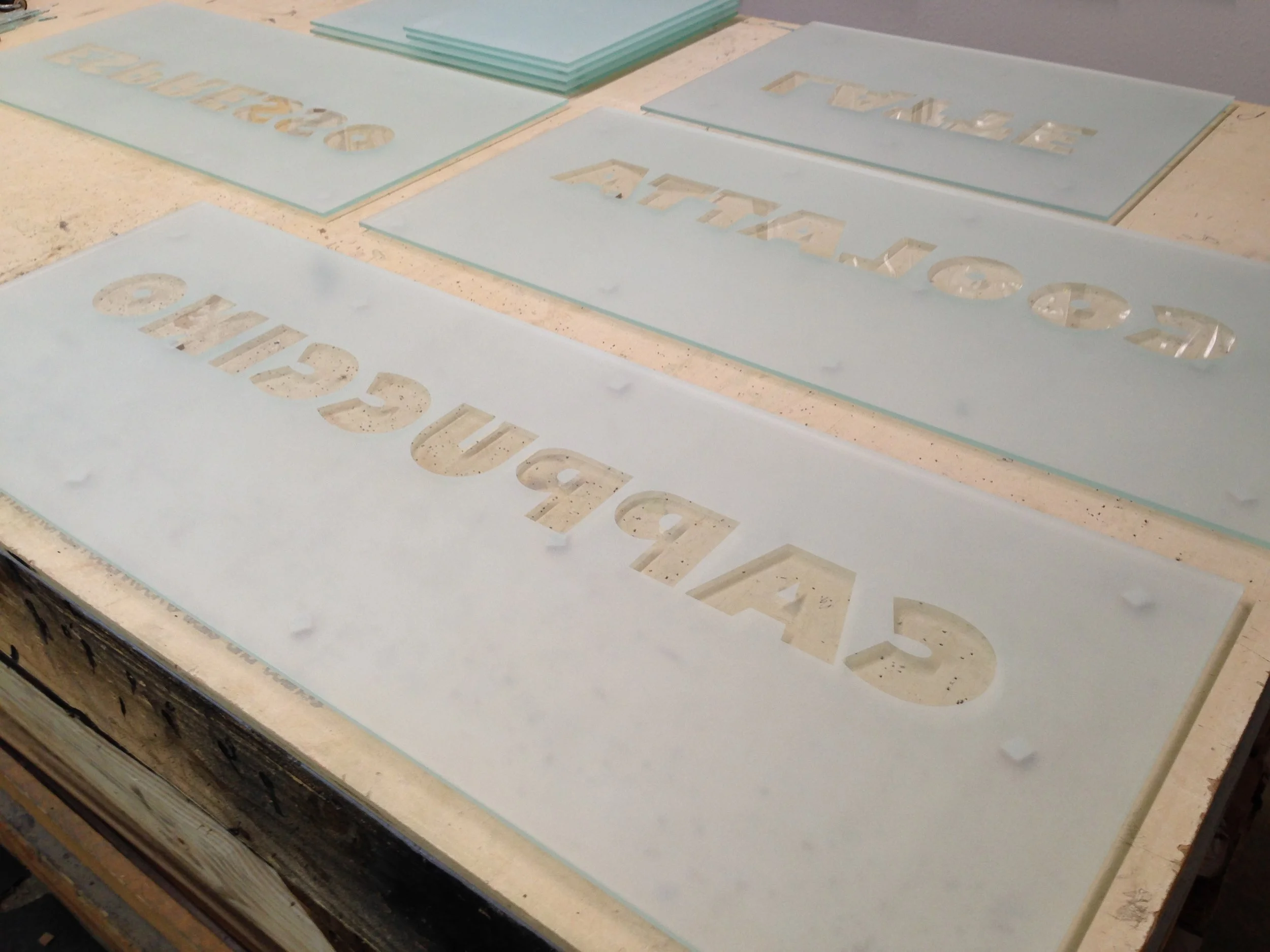 Dunkin Donuts Sandblasted Wall.jpg