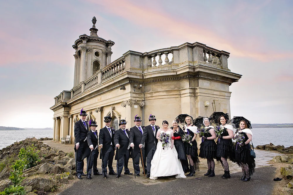 Steampunk wedding at Normanton Church Wedding and family photographers Peterborough