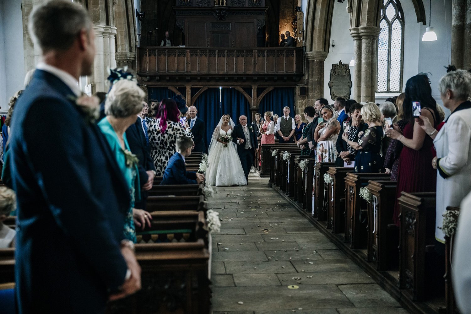 Coming down the aisle