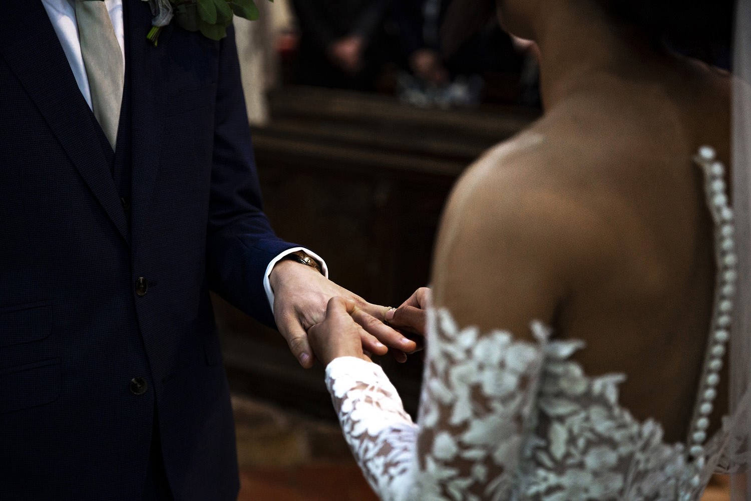 Groom's wedding ring Barrington church