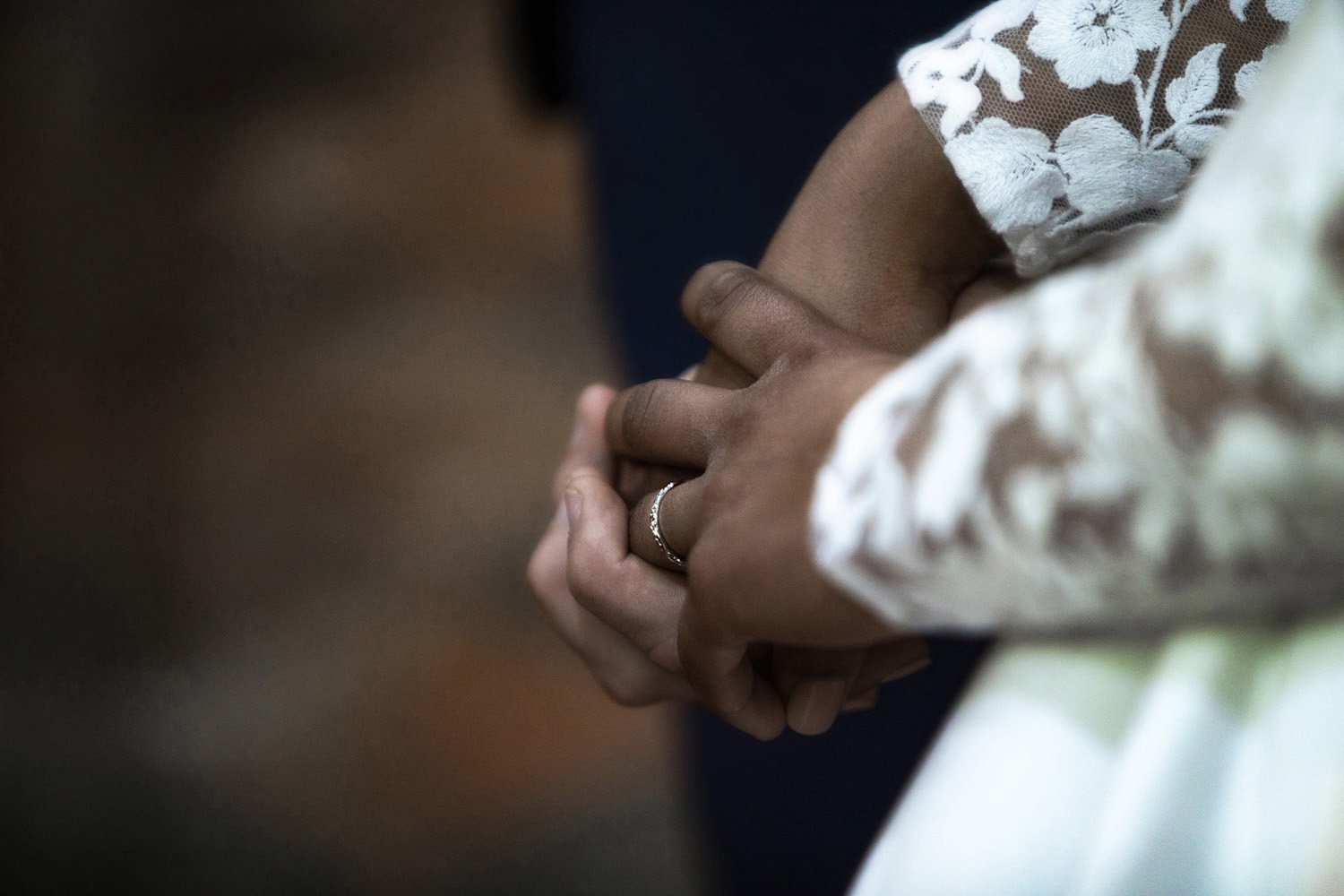 Holding hands Barrington church