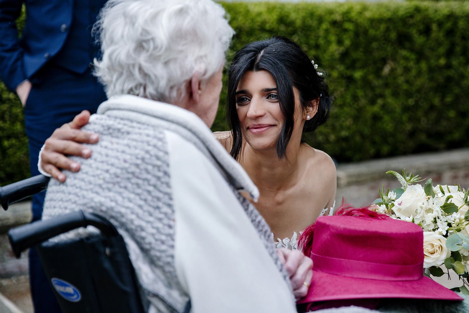 Bride with her nan