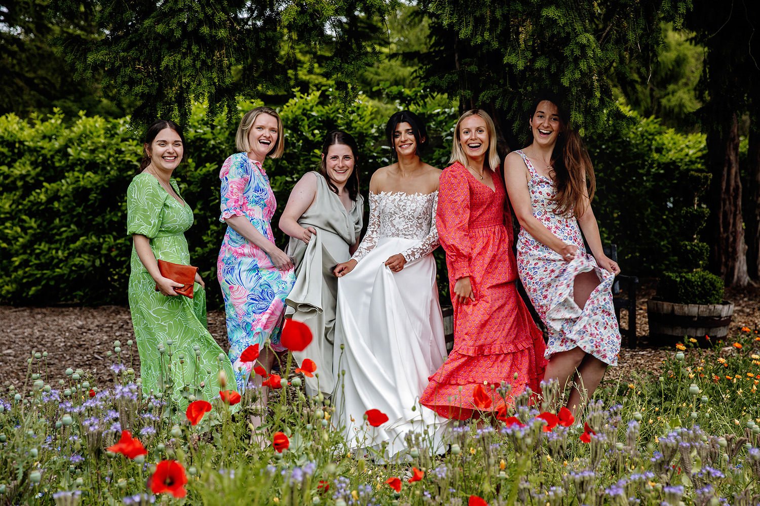 Fun group photo at Barrington Hall