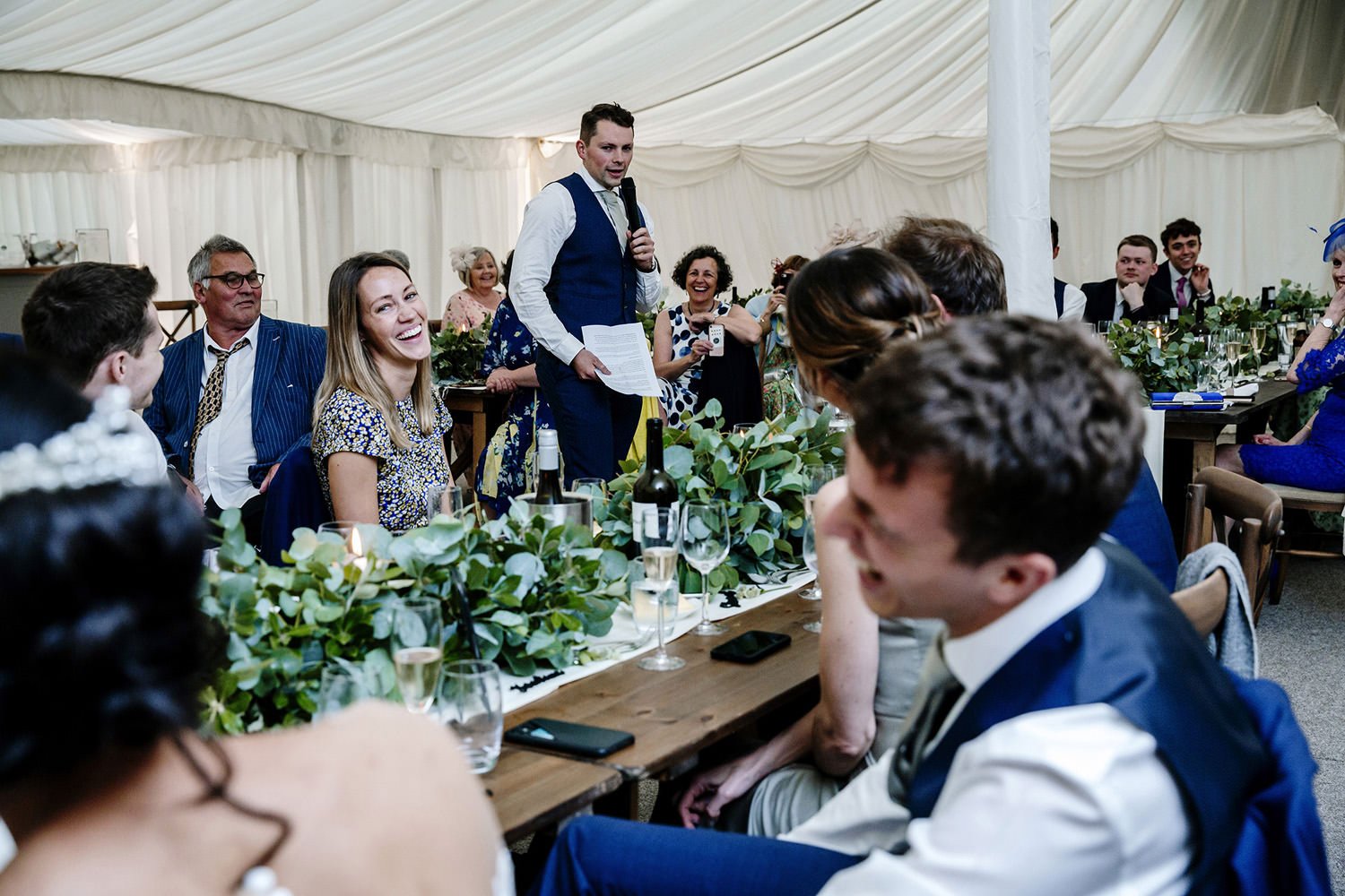 Best man embarrassing groom