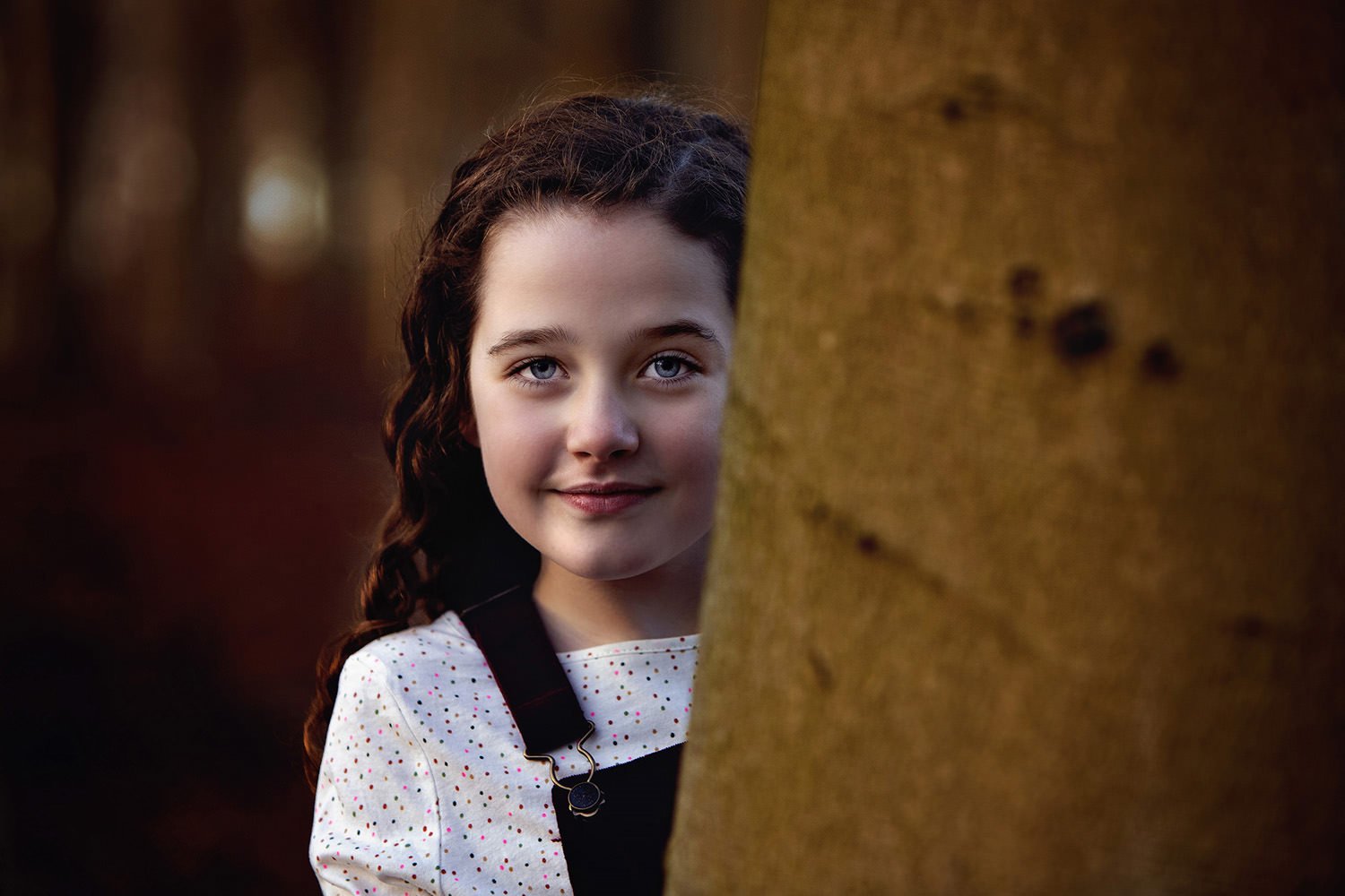 Timeless closeup girls portrait