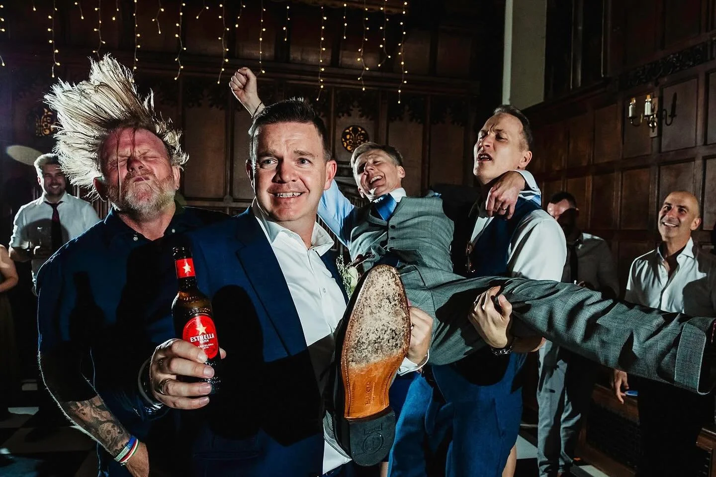 I love the beauty, elegance and romance of weddings…. 🤣
Venue: @hengrave_hall
Bridal Store: Monsoon and Solo Brides
Suits: @trotteranddeane
Cake: @regency_cakes
DJ: @foxandbraces
Hair: @staciegoodwinbridalhair 
.
.
.
.
#weddingdancefloor
