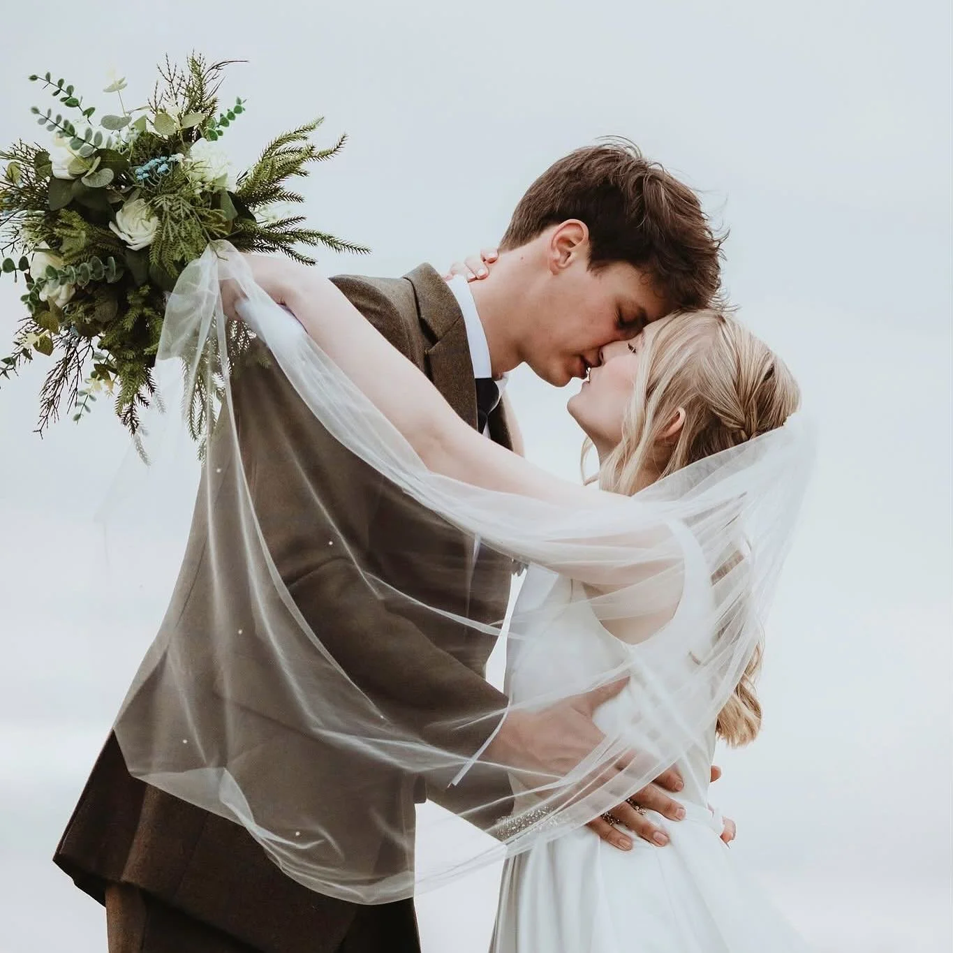 How amazing do Jack and Dione look at their beautiful wedding. They had zero nerves, were ice-cool and super chilled. 

The only part that had them remotely off-guard was the awesome (but very secret) aerobatic display that made a wonderful surprise 