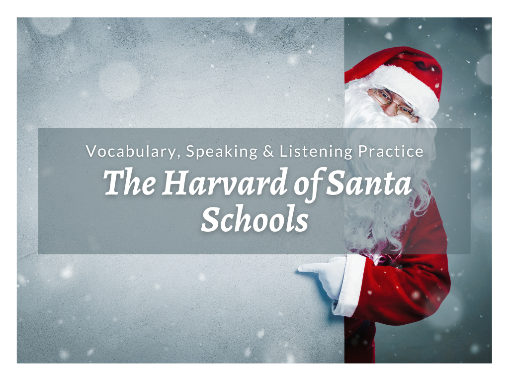 ESL Lesson Plans for Adults Intermediate Santa School