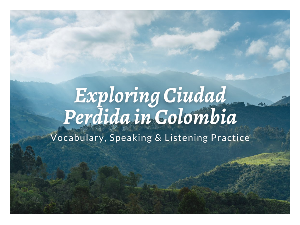 ESL Lesson Plans Travel Columbia