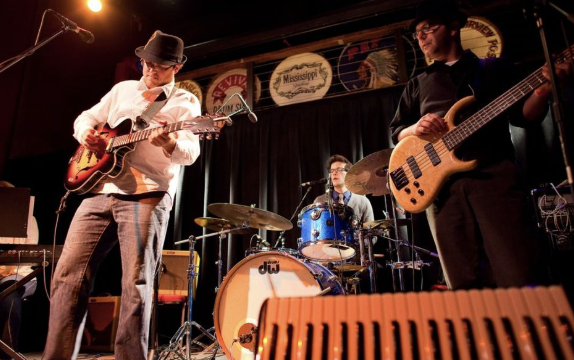 Concert avec le groupe à Portland, OR