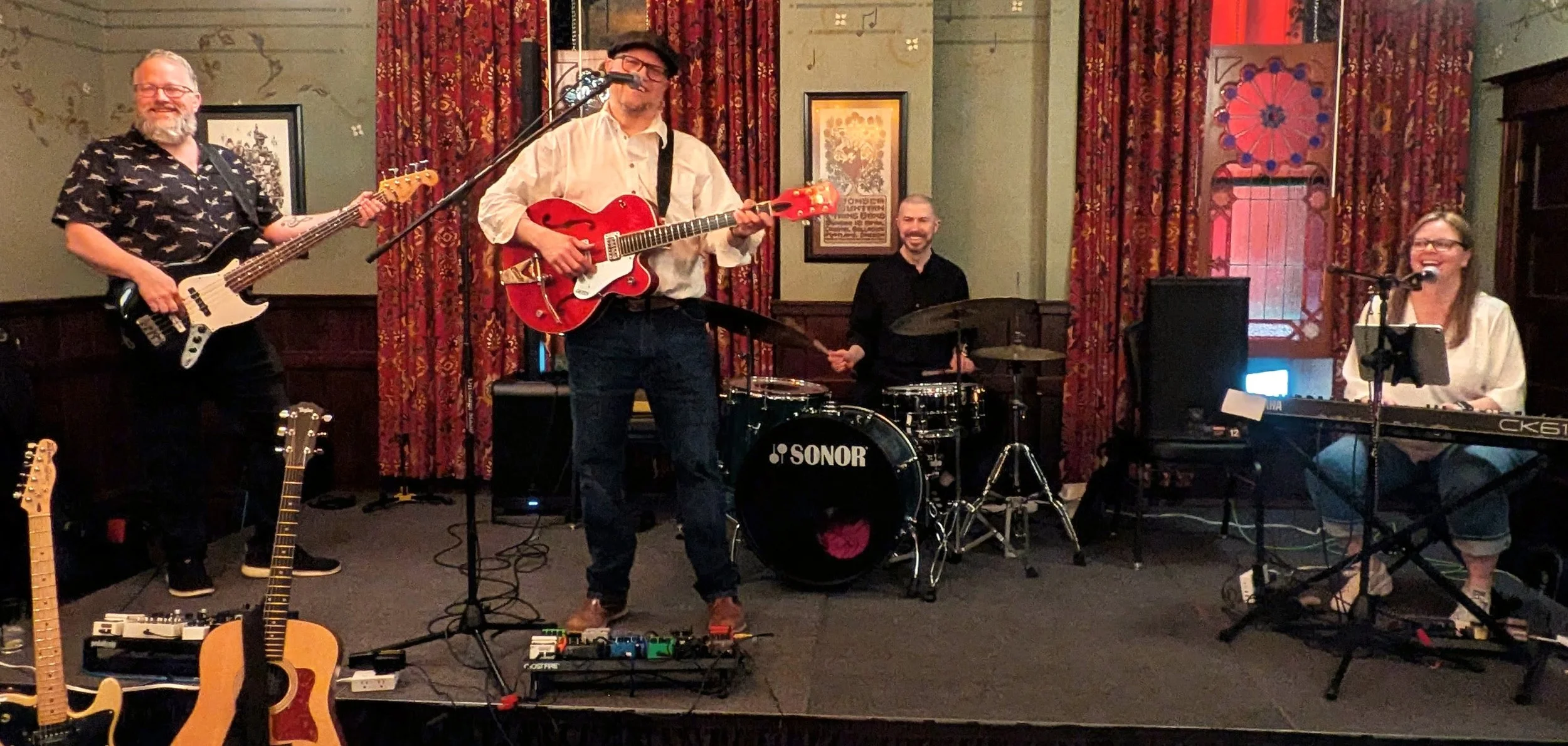 Concert avec le groupe à Portland, OR