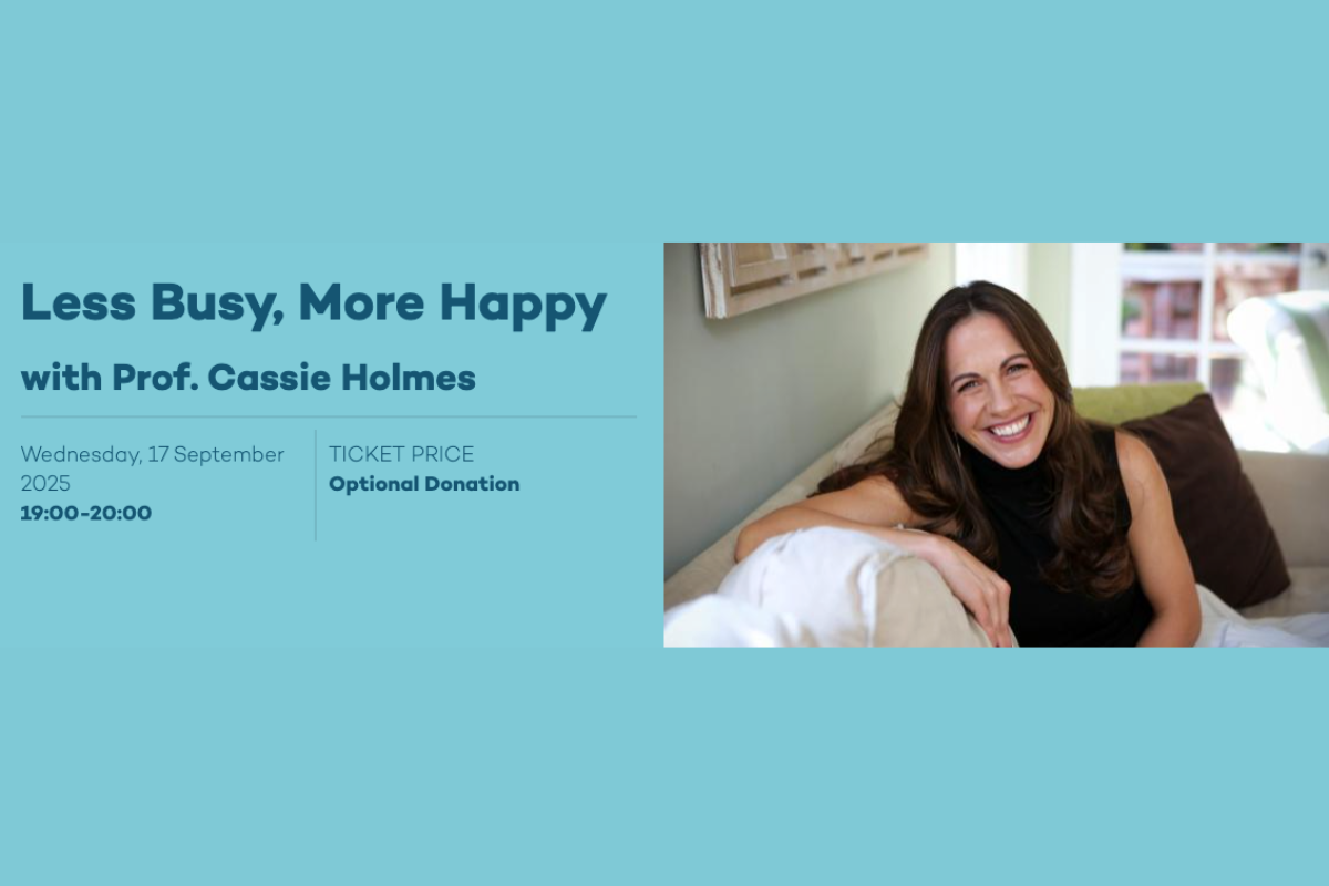 Less Busy, More Happy with Prof. Cassie Holmes